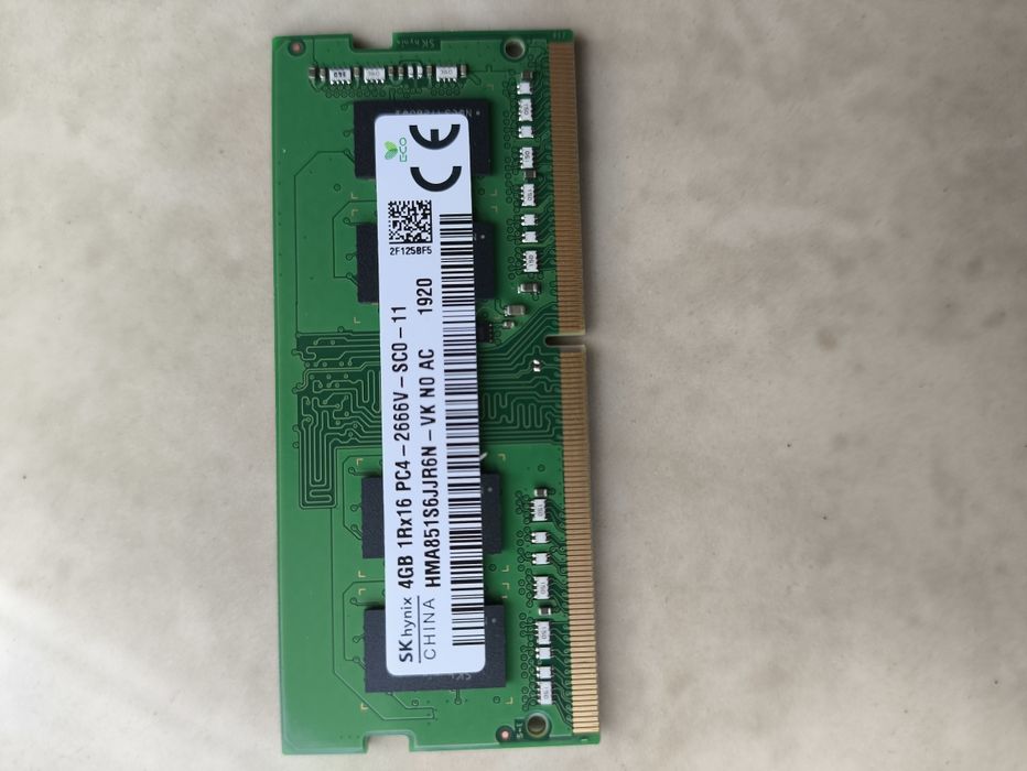Kit RAM 8GB (2x4GB) SODIMM p/ Portátil [DDR4 / 2666MHz ]