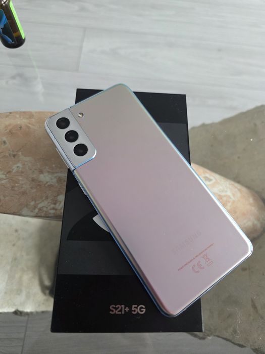 Samsung Galaxy S21 + 5G S21 Plus Piekny stan Phantom silver 6,7 cala