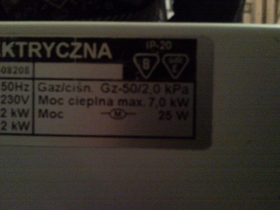 Kuchnia Mastercook KGE-8765 MK-3455