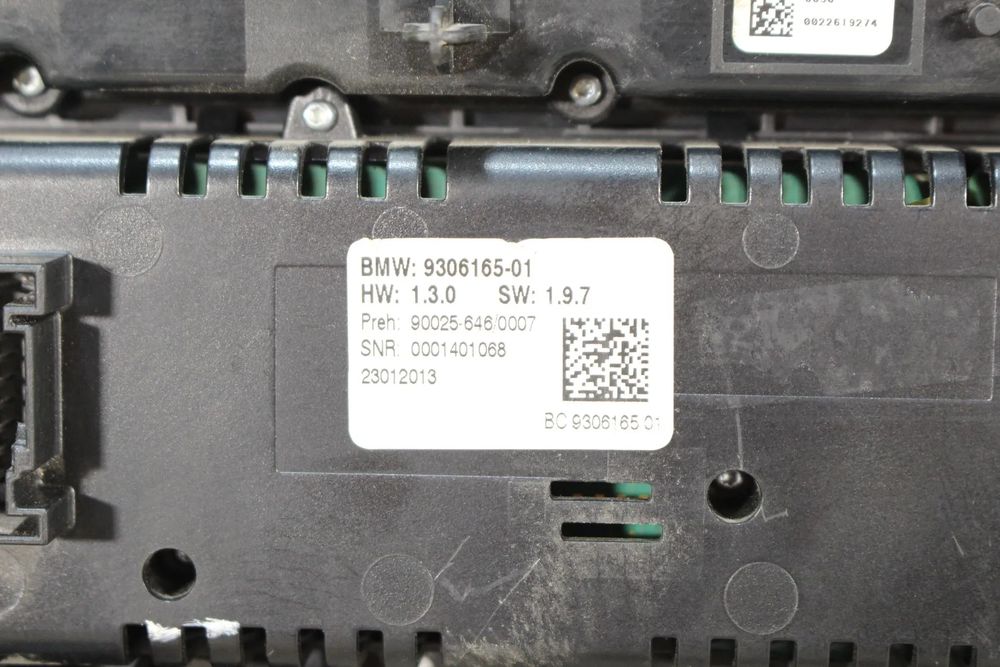 Comando chauffage / sofagem BMW 6 Gran Coupe (F06)