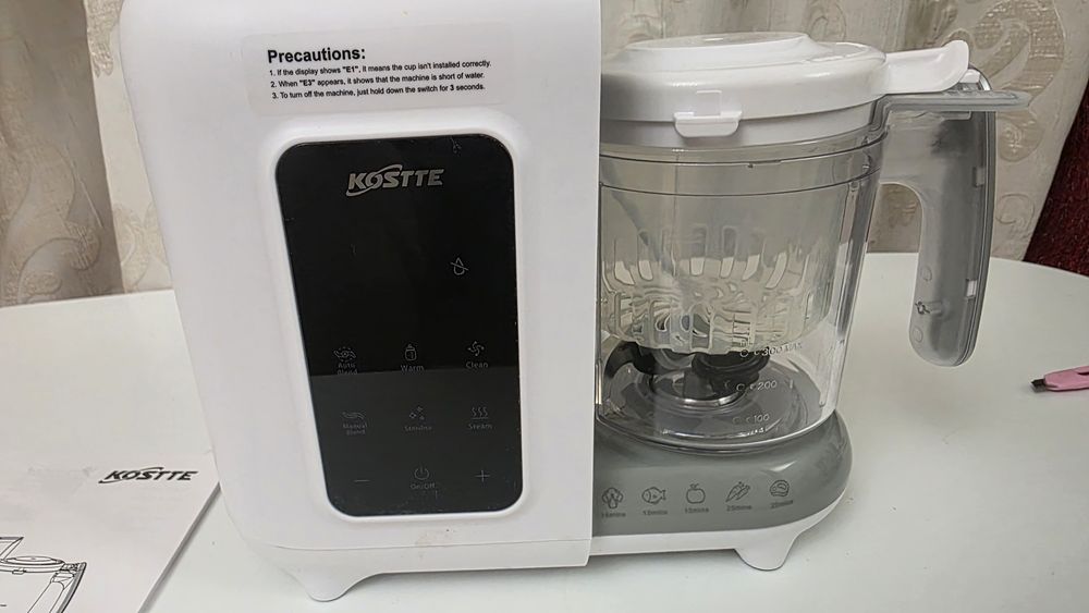 Дитячий пароварка-блендер 6 в 1 KOSTTE / кухонний комбайн для дитячого