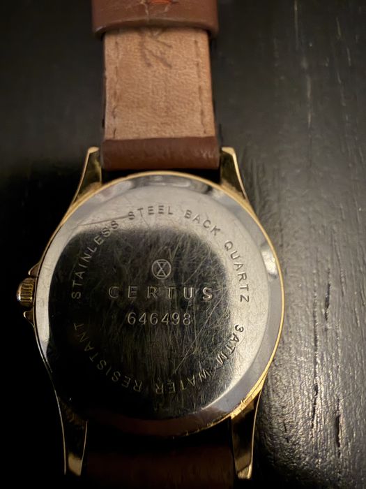 Relógio Certus Quartz Vintage – Calendário – Miyota Japan – Funcional