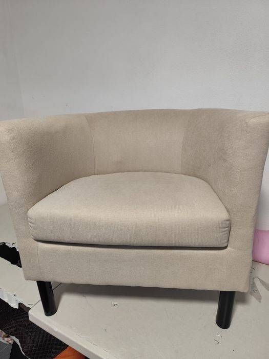 Sofá poltrona bege