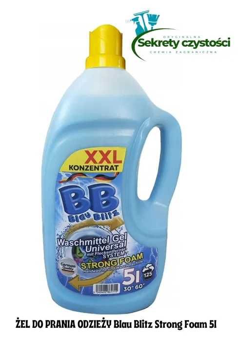 Żel do prania BB koncentrat 5l/uniwersalny/gęsty i pieniący/125 prań