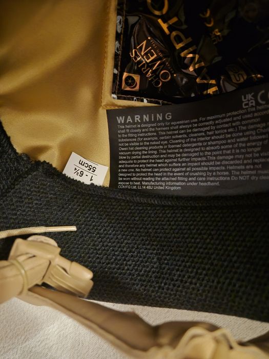 Kask jeździecki Charles Owen Hampton