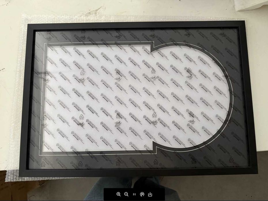 Elegancka Ramka na Płytę Winylową i Okładkę 60x40 cm | Winyl Premium