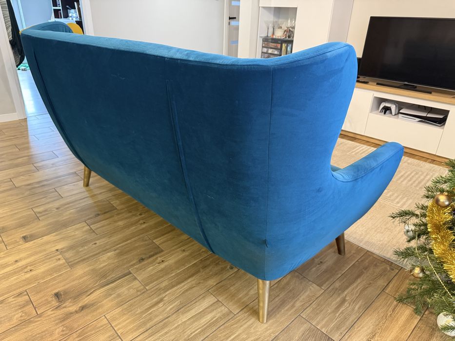 Kanapa ETAP SOFA ciemno zielono niebieska