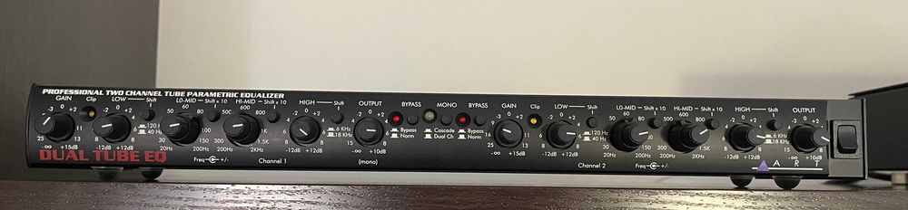 Ламповий еквалайзер ART Professional Two Channel Tube Parametric Equalizer (Made in USA)