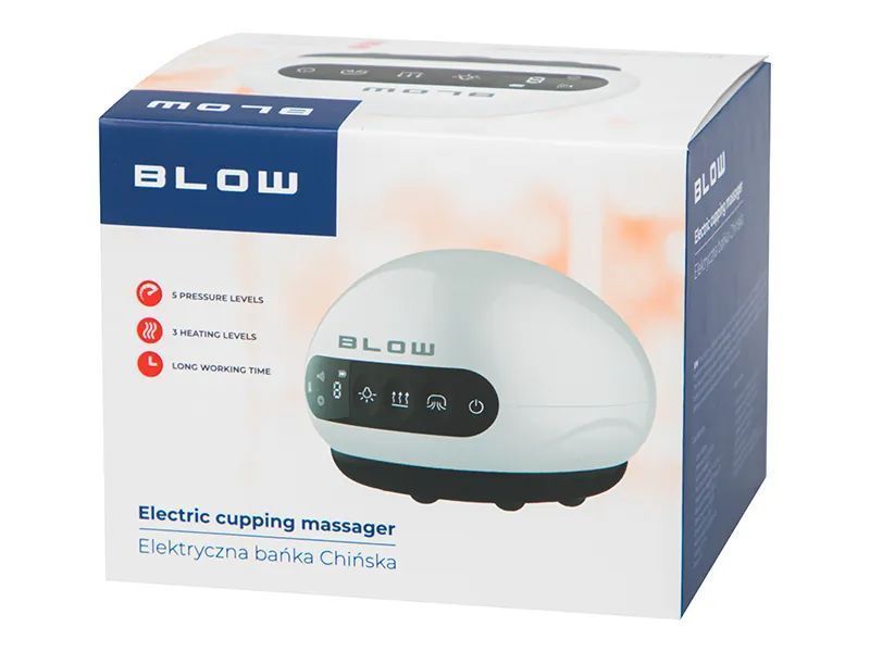 Elektryczna bezprzewodowa bańka chińska do masażu BLOW 44-348#