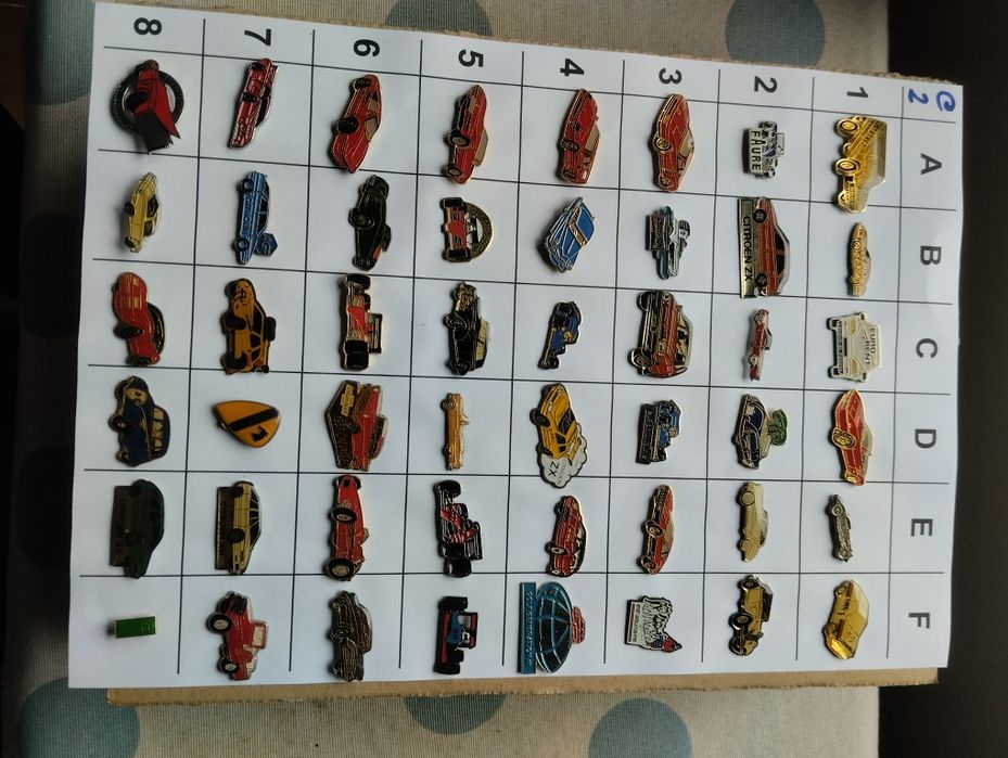 (C) Pins do mundo Automóvel