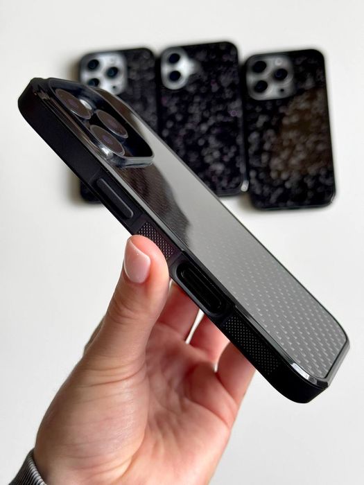 Чохол карбон карбоновий iPhone Pro Max чехол айфон про макс 14 15 16
