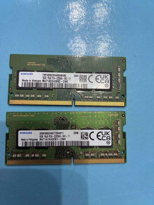 RAM ddr4 sodimm 16gb 3200mhz SAMSUNG