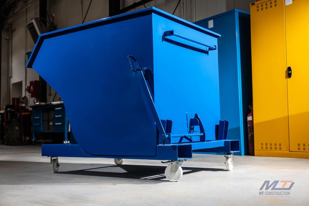 Kontener / Koleba / Pojemnik metalowy samowyładowczy 1000l  | Producent
