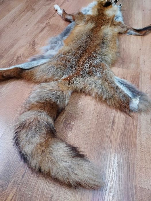 Skóra Dekoracyjna naturalna z Lisa Rudego Futro z Lisa Skóra