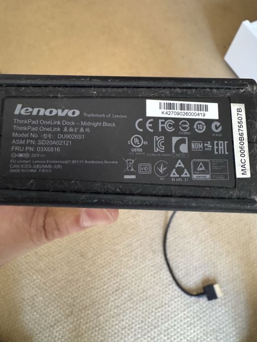 ThinkPad Docking Station Model DU9026S1487404738991902722