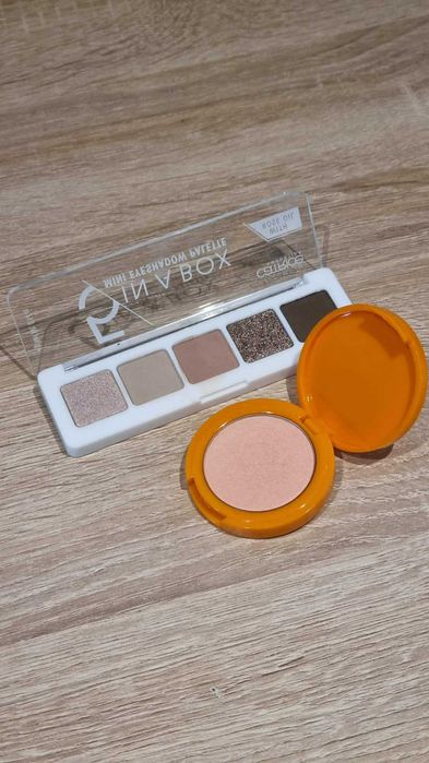 Paleta Catrice 5in aBox 020 Soft Rose, róż Bell Pumpkin Fresh Blush 01