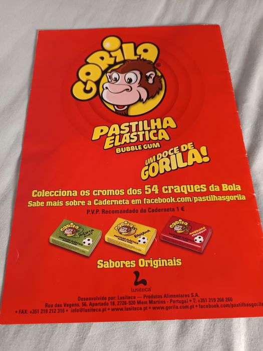 Caderneta do Mundial 2014 - das pastilhas Gorila