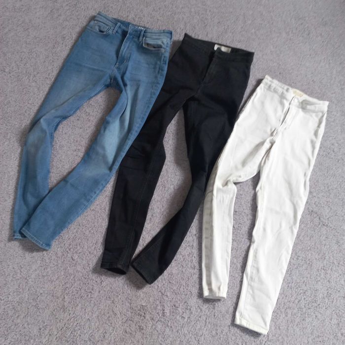 MEGA Paka 16 szt !! Zestaw ubrań XS / S  34 / 36 same konkrety  buty