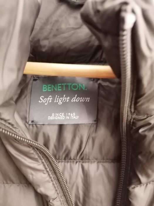 Casaco de penas castanho Benetton