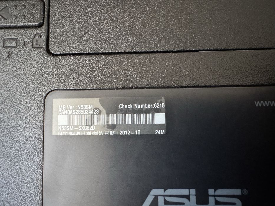 Ноутбук Asus n53