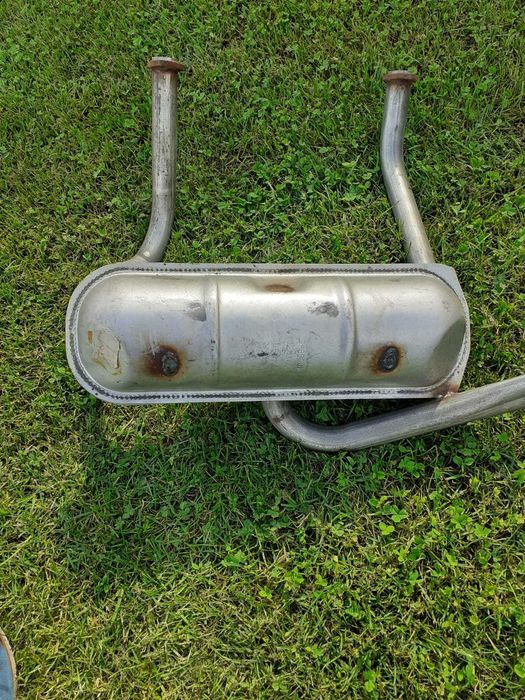 Rura wydechowa / Tłumik / Fiat 500 / Cały ORYGINALNY / Nowy / 1968rok