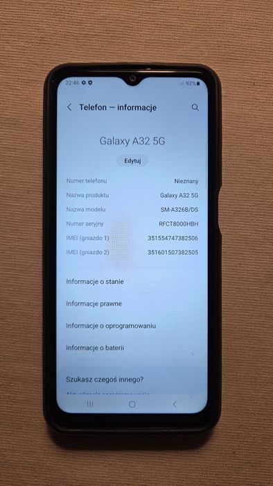 Samsung Galaxy A32 5G 64GB 4 GB RAM 100% SPRAWNY