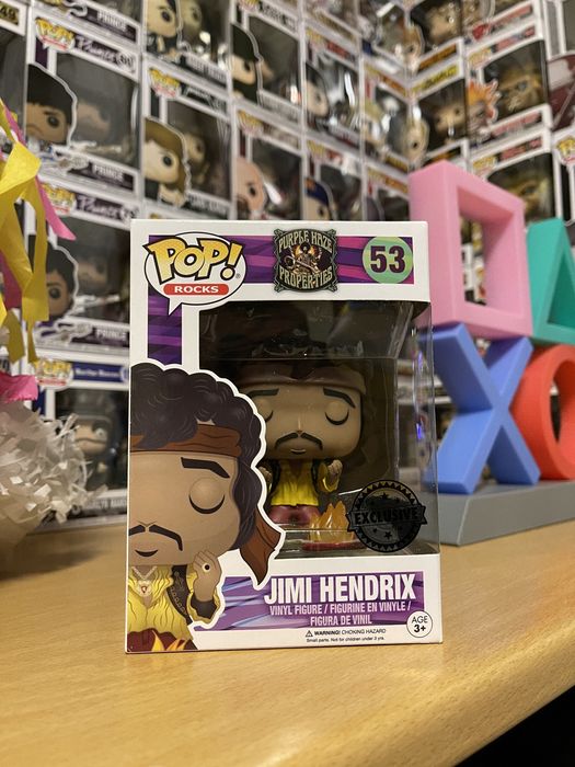 Funko Pop! Rocks Exclusivos e Special Edition-Jimi Hendrix
