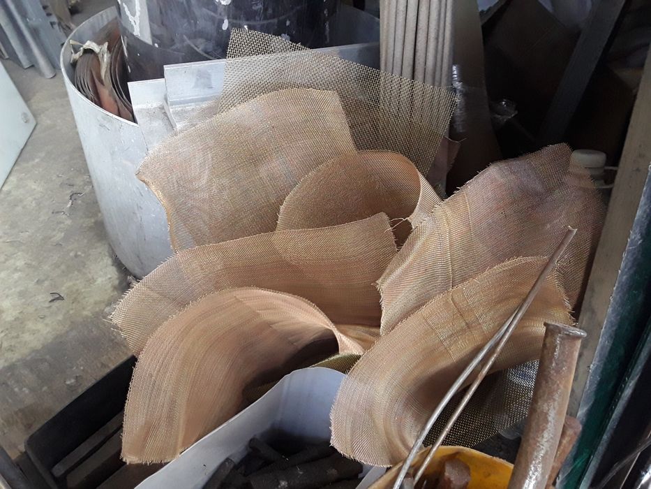 Продам сетку нержавека,латунную плетёную