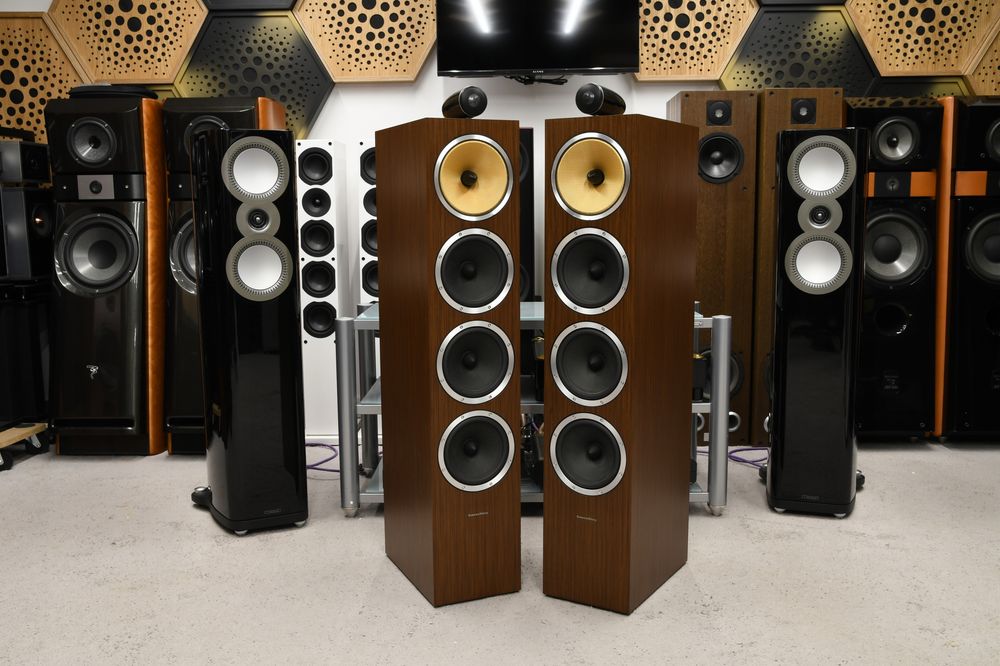 Bowers & Wilkins B&W CM10 kolumny podłogowe 3-drożne walnut para Hi-End