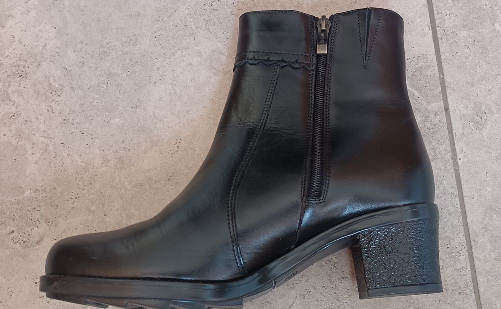 Botki skórzane ocieplane But-Bal