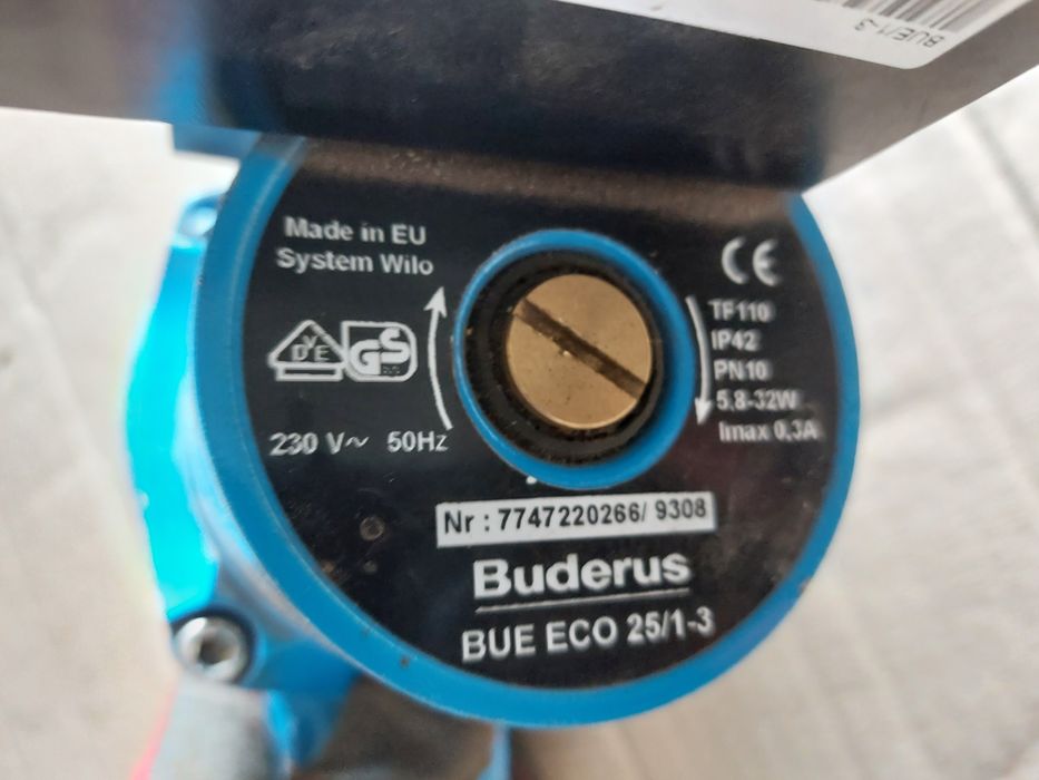 Pompa Buderus BUE ECO 25/1-3 wilo stratos eco 25/1-3