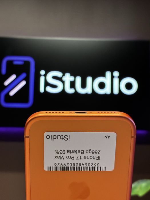 iPhone 17 Pro Max 256GB Cosmic Orange | Bateria 93% | Rozliczymy Twój iPhone | Gwarancja 12 mies.