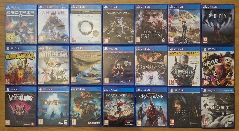 PS4 Torment,Dungeons,Battleborn,Darksiders,The Witcher,Anthem