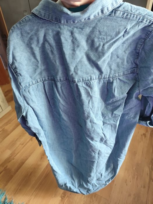 Denim sukienka ,koszula xl