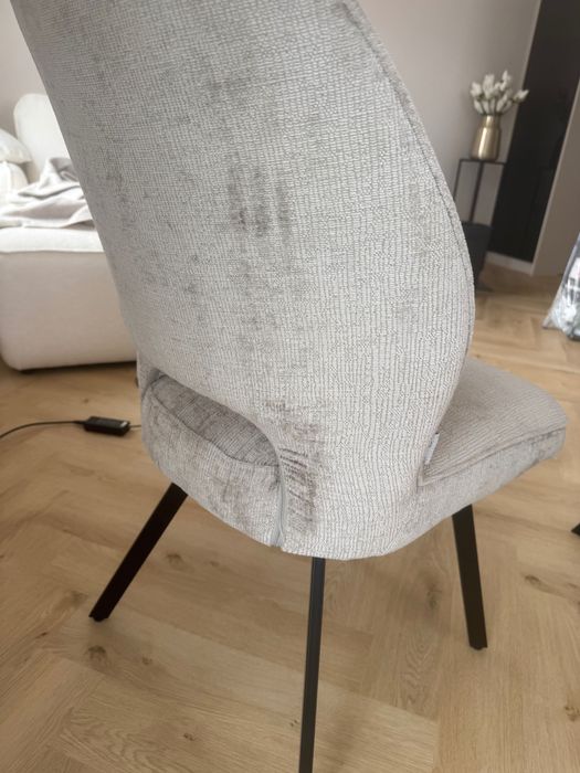 Krzesła szare nowe