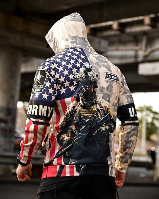 Тактичне худі U.S. Army Soldier  Мілітарі стиль на флісі