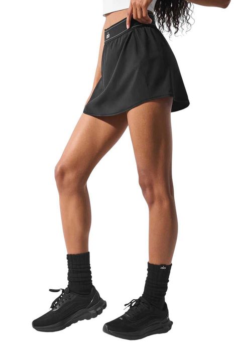 Спідниця-шорти Alo Yoga Match Point Tennis Skirt Black
