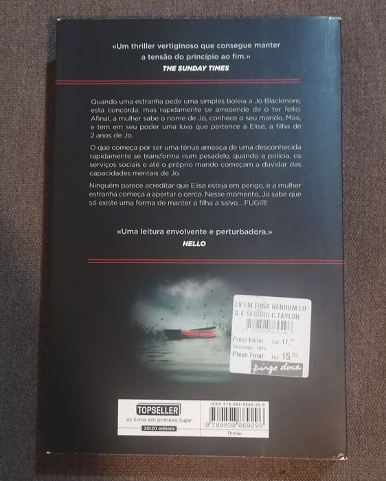 Em Fuga de C. L. TAYLOR