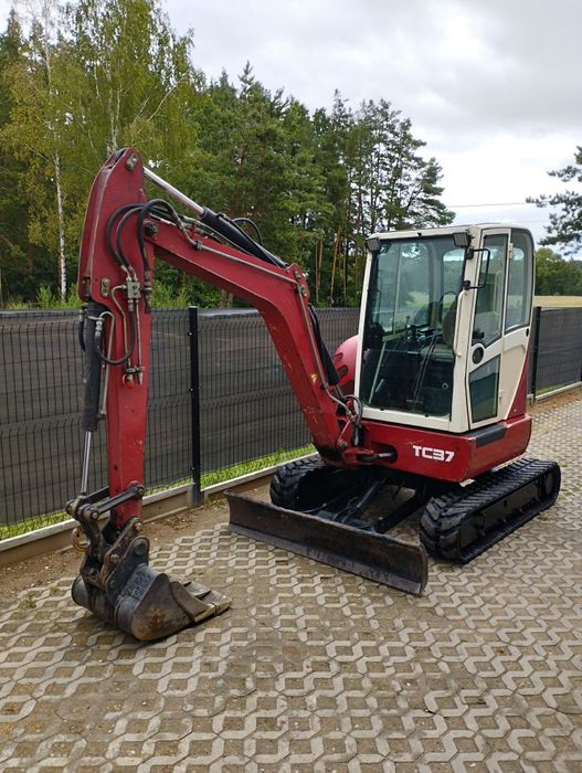 Koparka Terex TC37 3,5T minikoparka - łyżka skarpowa hydrauliczna