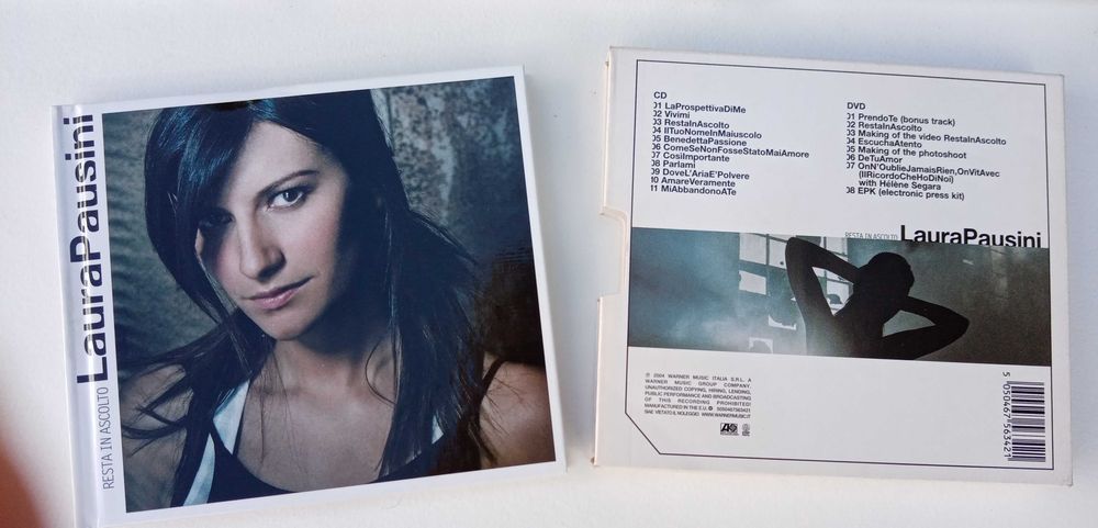 Laura Pausini Resta in Ascolto - Edição Especial DVD+CD - raro