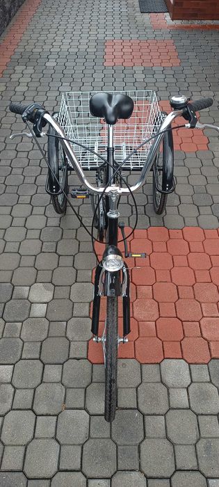 Rower trójkołowy DAWSTAR Sewilla 24 cale czarny.