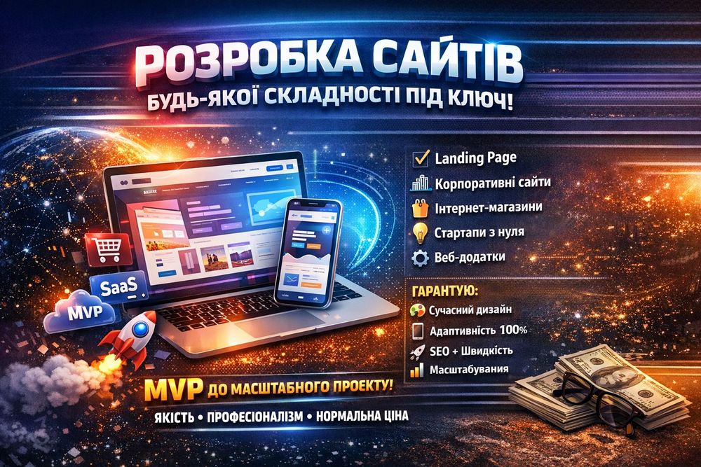 Професійна розробка сайтів за доступною ціною