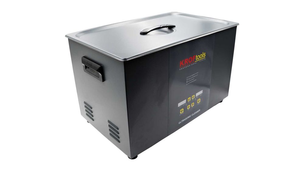 Máquina de Limpeza de Peças por Ultrassons 30L KROFTOOLS 1100W 40kHz