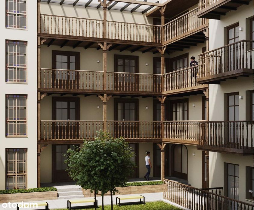 BEZPOŚREDNIO – garsoniera, 26,79m2 2 balkony 8m2.