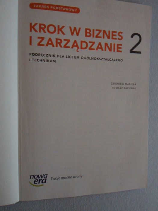 Krok w biznes i zarządzanie 2 - nowa.