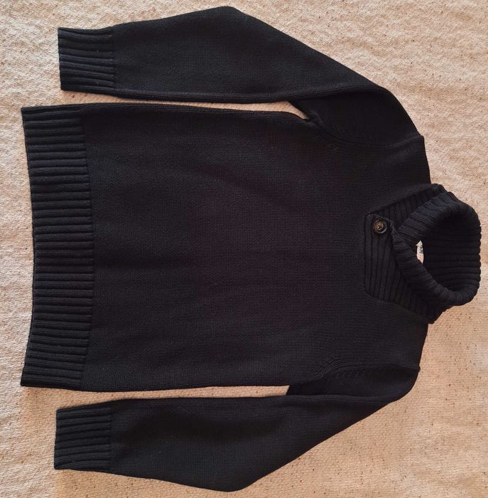 134р. - 146р. кофта H&M катон 100%, светр, класика, шалька