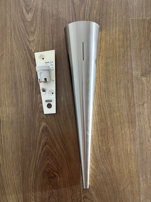 Candeeiro parede inox