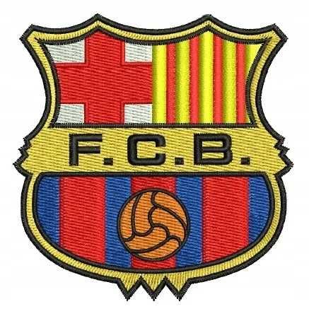 Termo Naszywka FC Barcelona Piłka Nożna Haftowana Naprasowanka