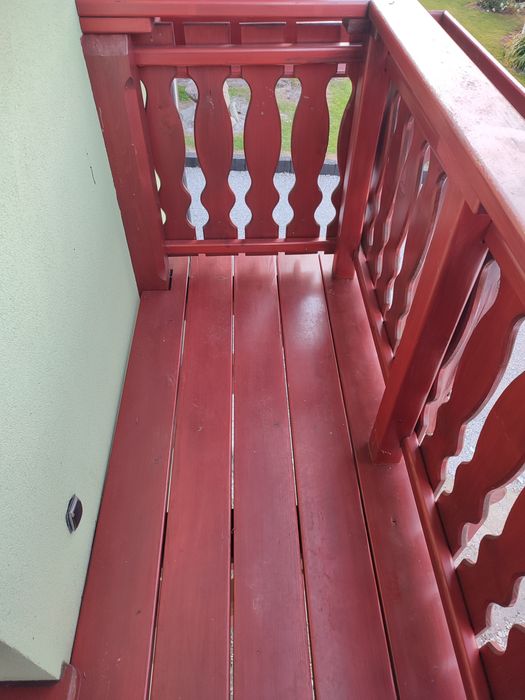 Balkon drewniany gotowy