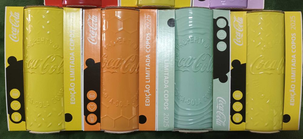 Copos Coca Cola - Colecção 2025 - Novos - Embalagem original